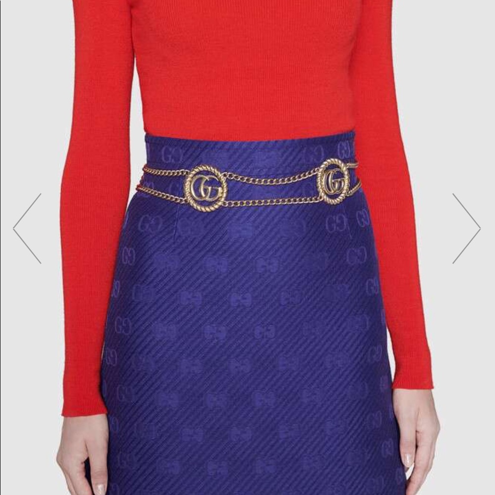 NEW💕Gucci GG chain belt💕 - Picture 3 of 8